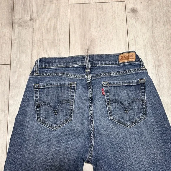 Levi’s 529 Curvy Bootcut Streetwear Mid-Rise Flattering Fit Wide Leg jeans 29x30 - Picture 7 of 11